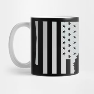 American Flag AR Fayetteville Rock Mug